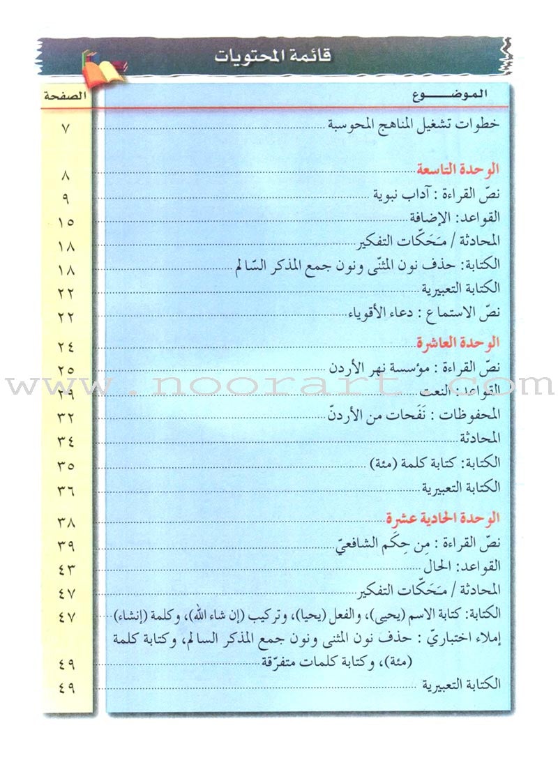 Our Arabic Language Textbook: Level 7, Part 2 لغتنا العربية