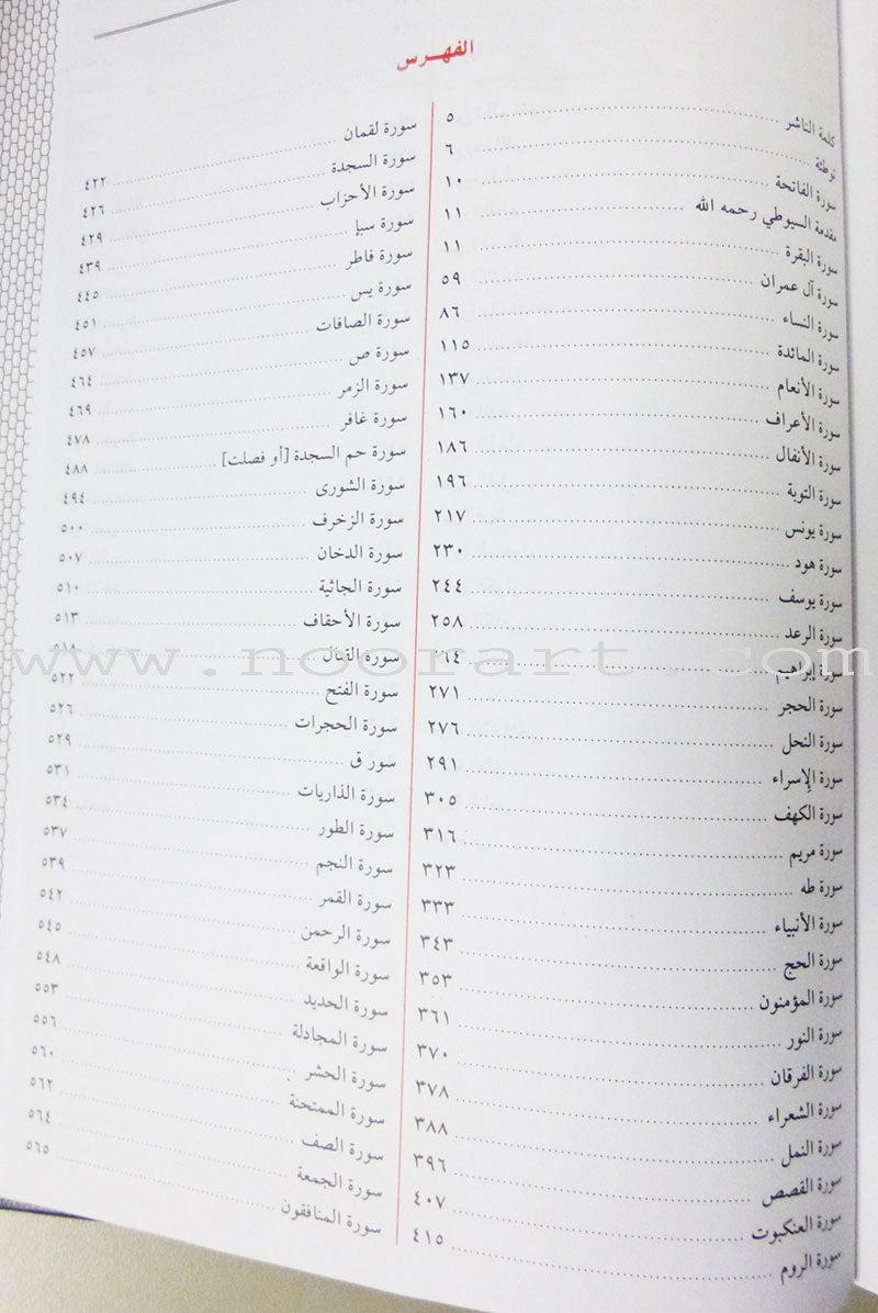 Tafsir Jalalain (Medium 6" * 8.5") تفسير الجلالين