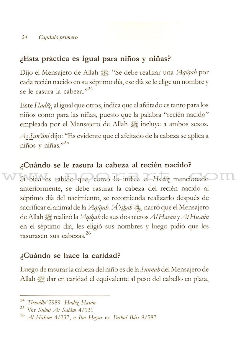 Preceptos Islámicos Relacionados Con El Recién Nacido -Islamic Precepts Related to Newborn