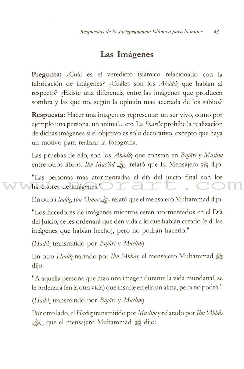 Respuestas de La Jurisprudencia Islamica Para La Mujer -Fatawa :Essential Rulings for Every Muslim Woman