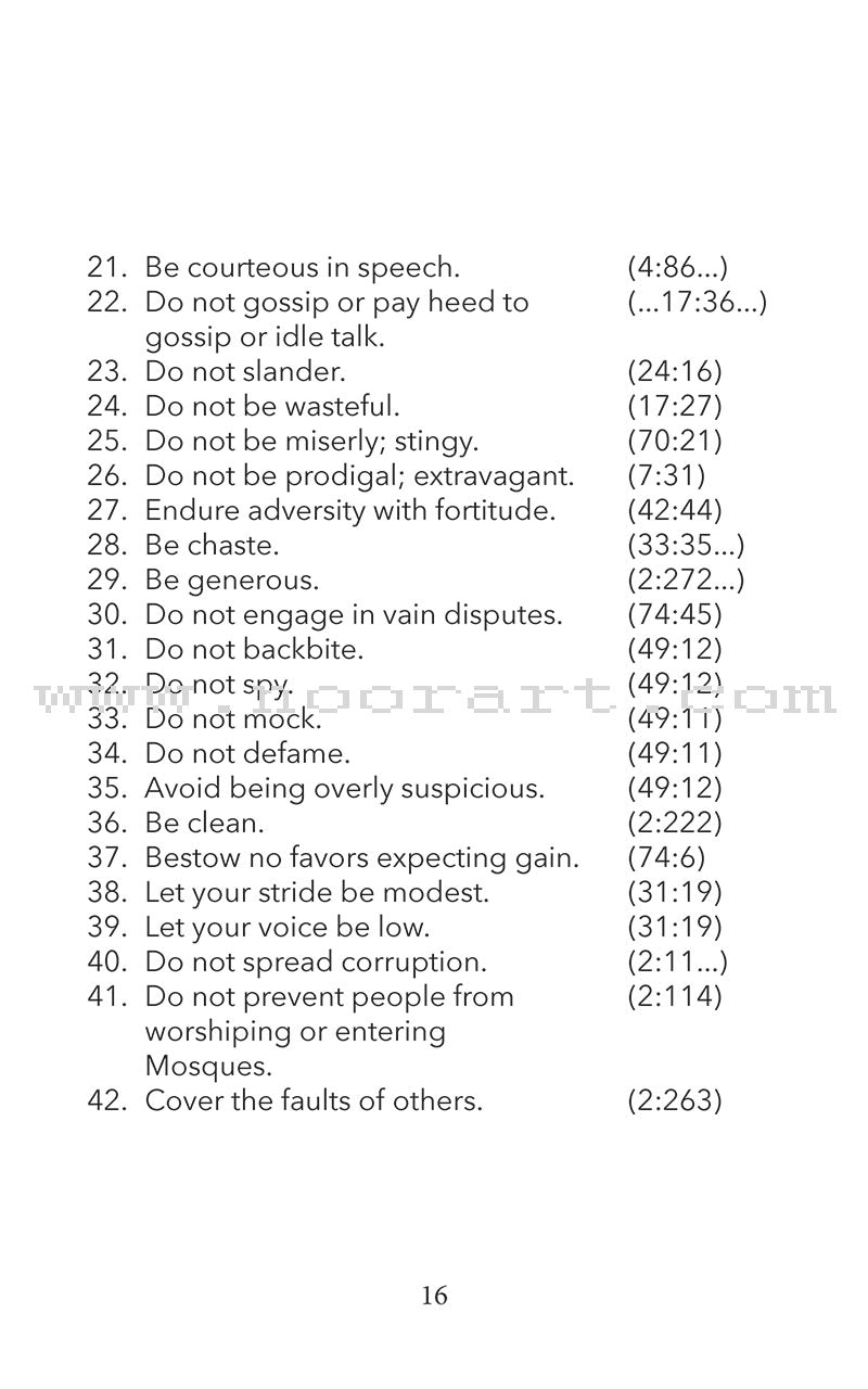 Believe: The Dos & Don'ts of the Quran