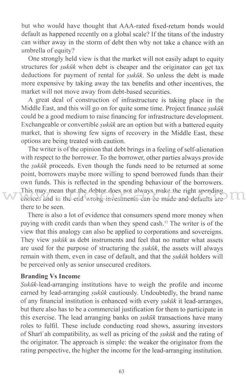 Islamic Finance: Issues in Sukuk and Proposals for Reform