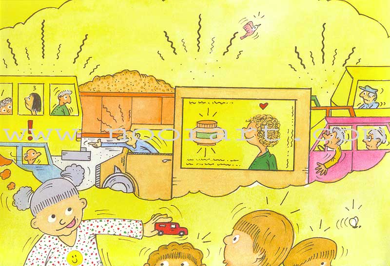 Grammar in Stories - Plural: Drivers, Cars and Pipes سائقون، سيارات وزمامير