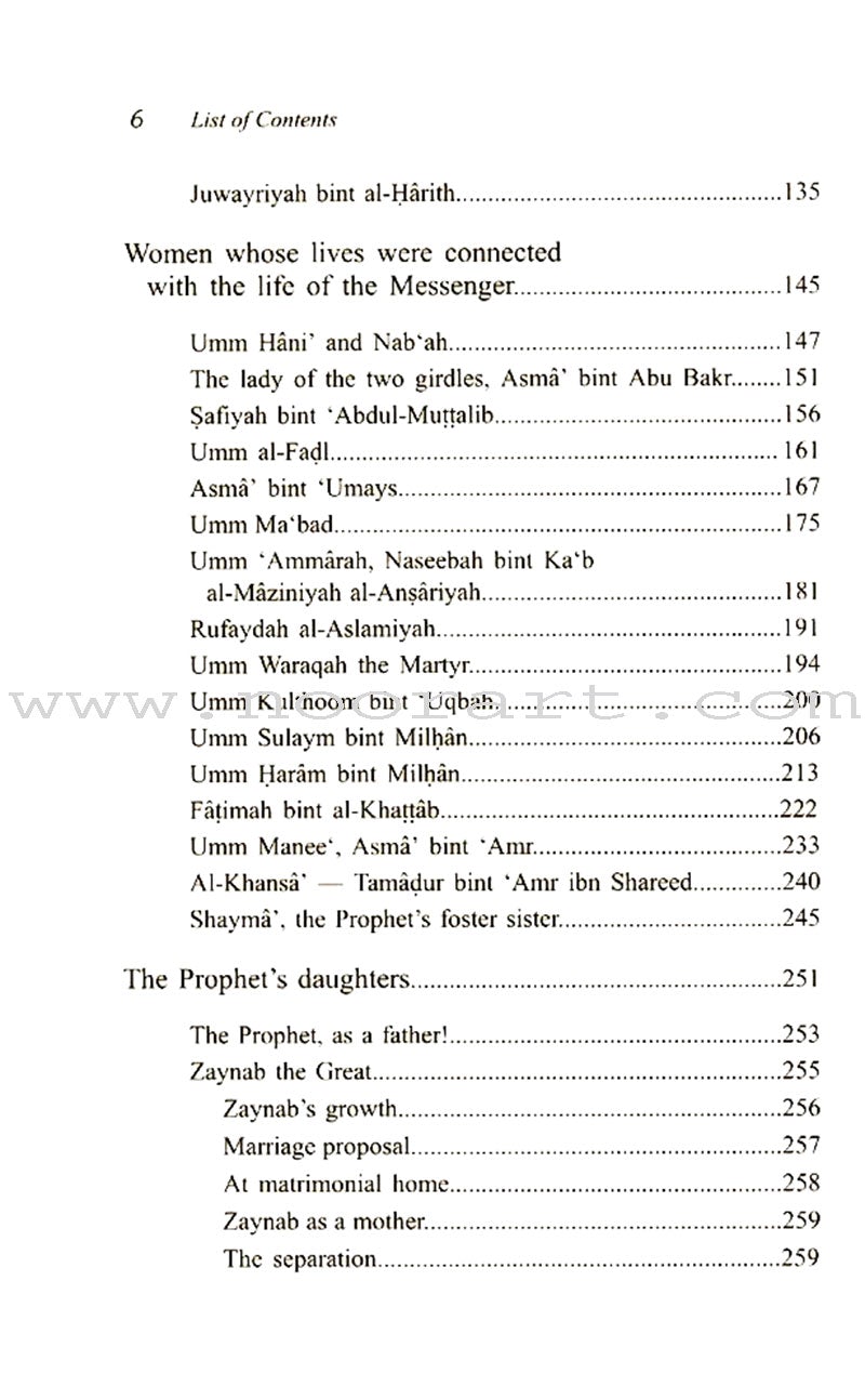 Women around the Messenger