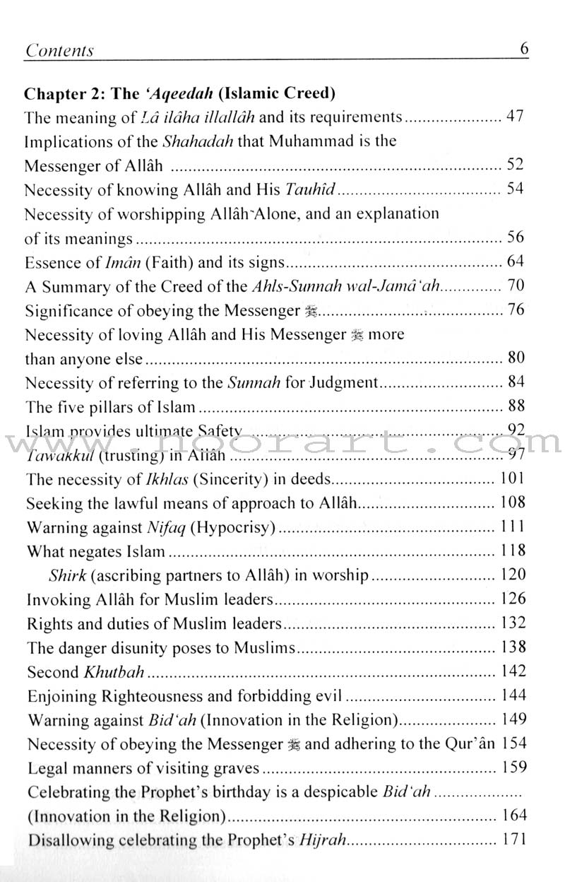 Selected Friday Sermons
