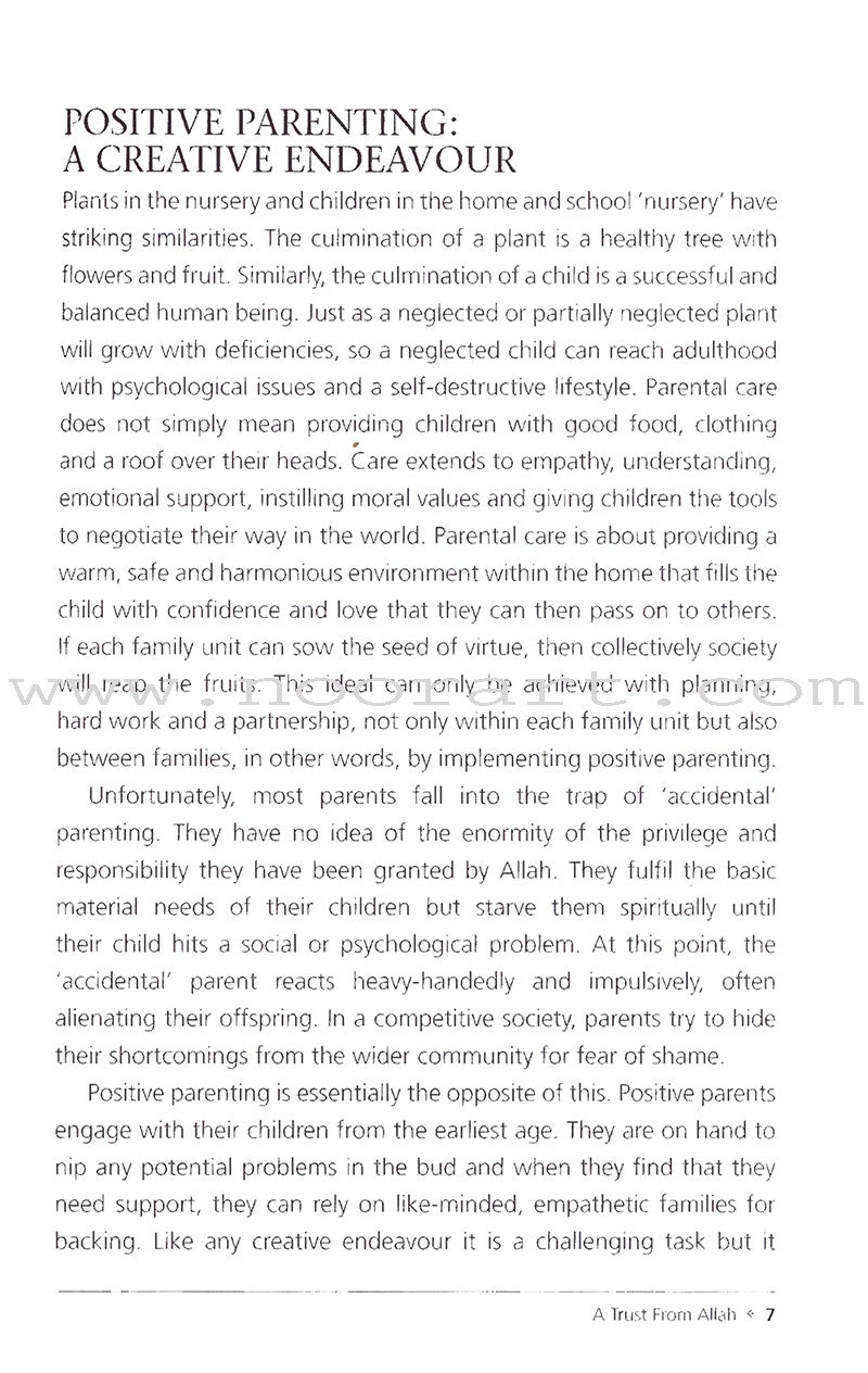 A Guide to Parenting in Islam: Cherishing Childhood