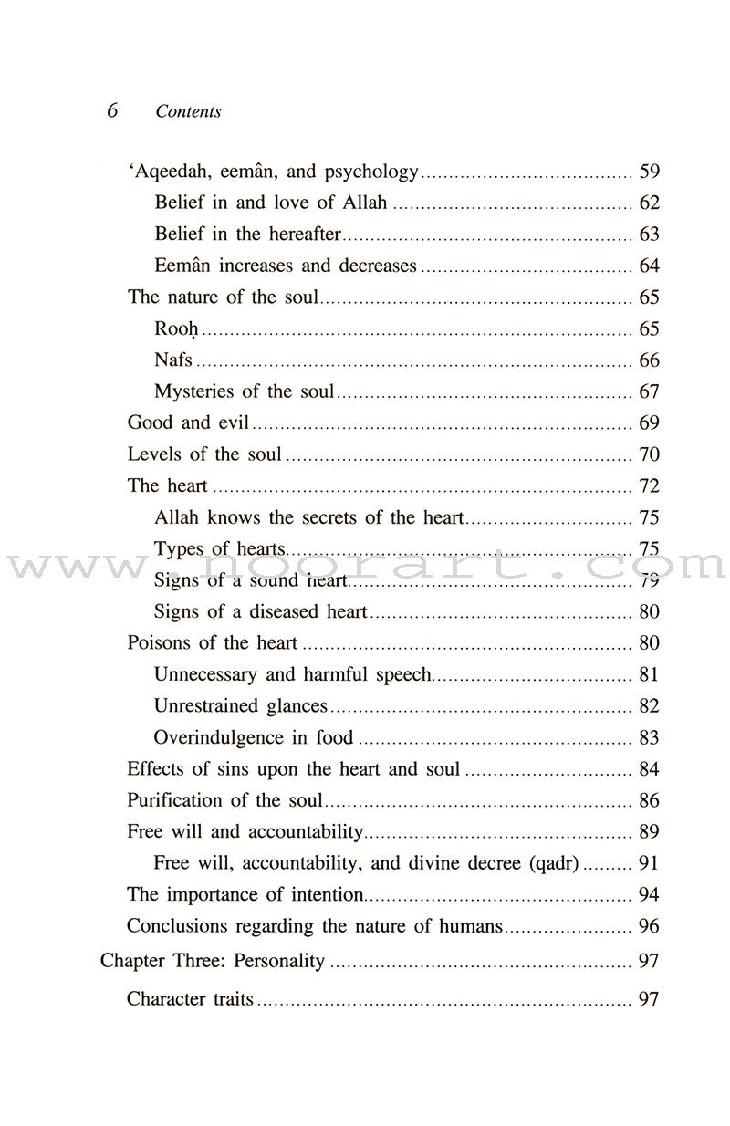 Psychology from the Islamic Perspective