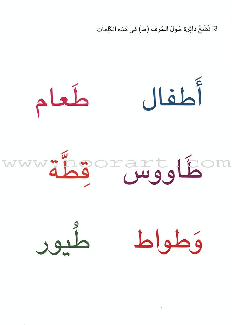 Alphabet Family Case: Part 2 (Activity Book , DVD, and 50 Flash Cards) عائلة الحروف