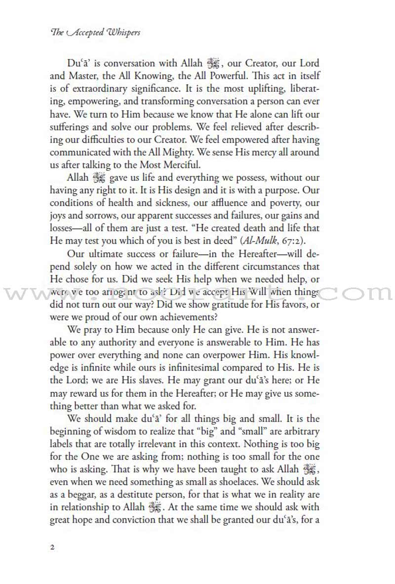 The Accepted Whispers (English Translation of Munajaat-e-Maqbul)