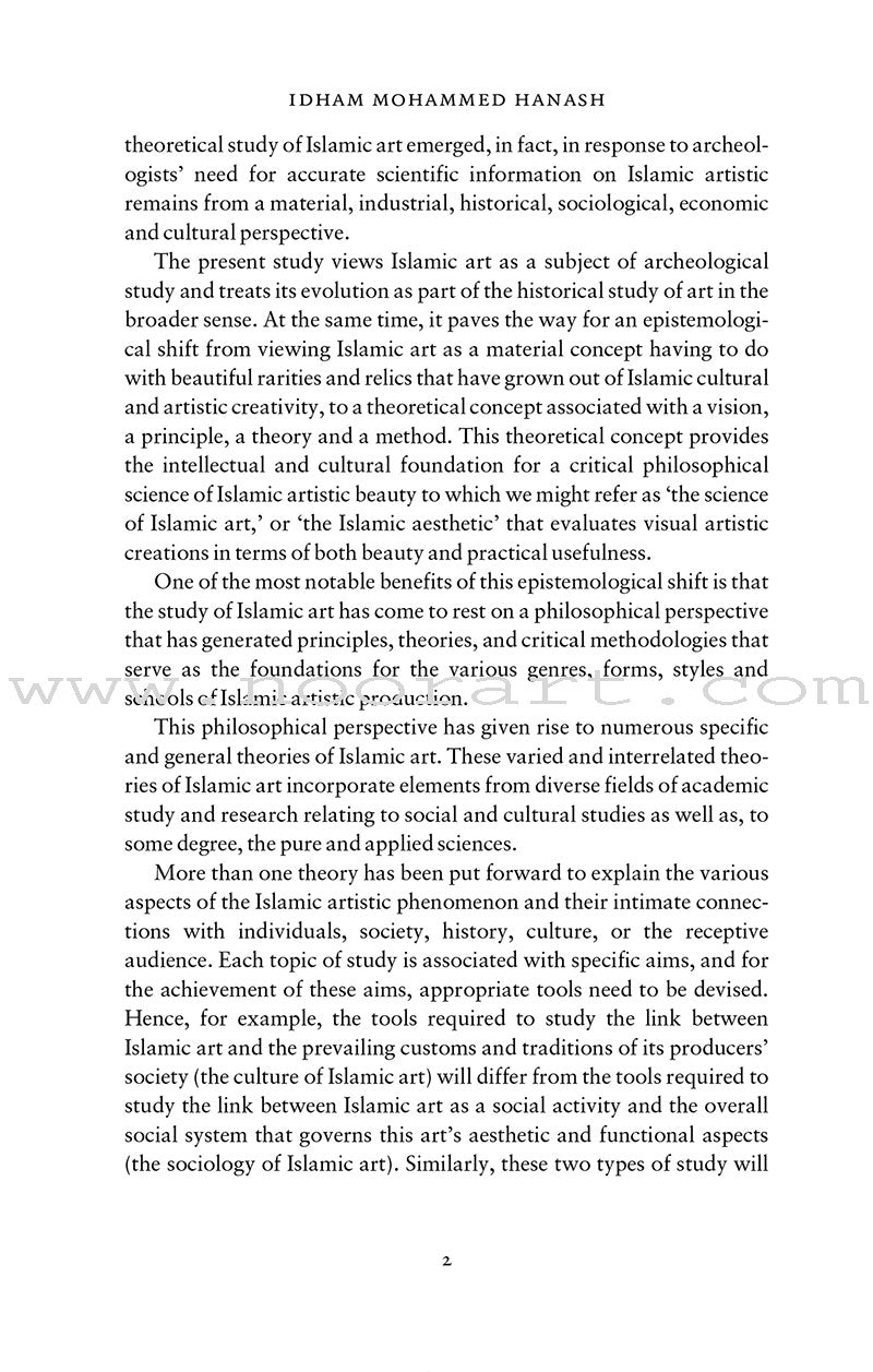 The Theory of Islamic Art: Aesthetic Concept and Epistemic Structure