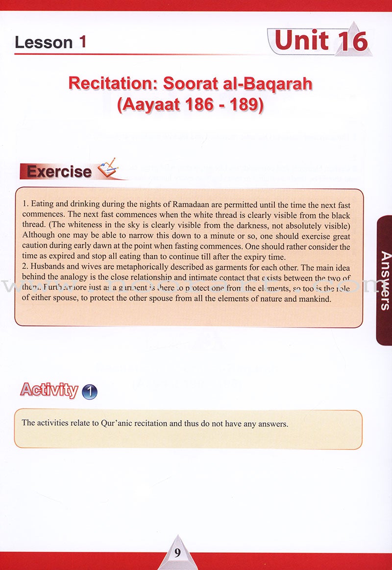 ICO Islamic Studies Teacher's Manual: Grade 11, Part 2