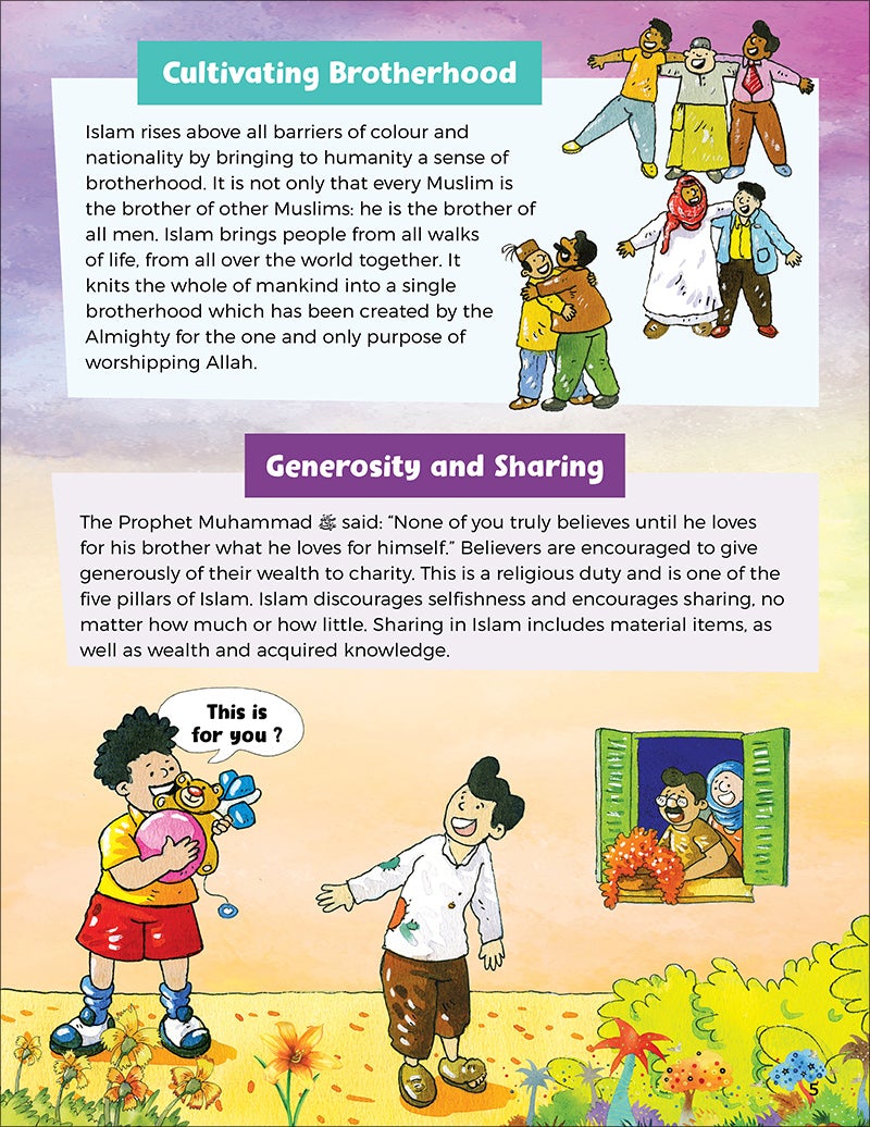 Islamic Values for Children (Medium Size)