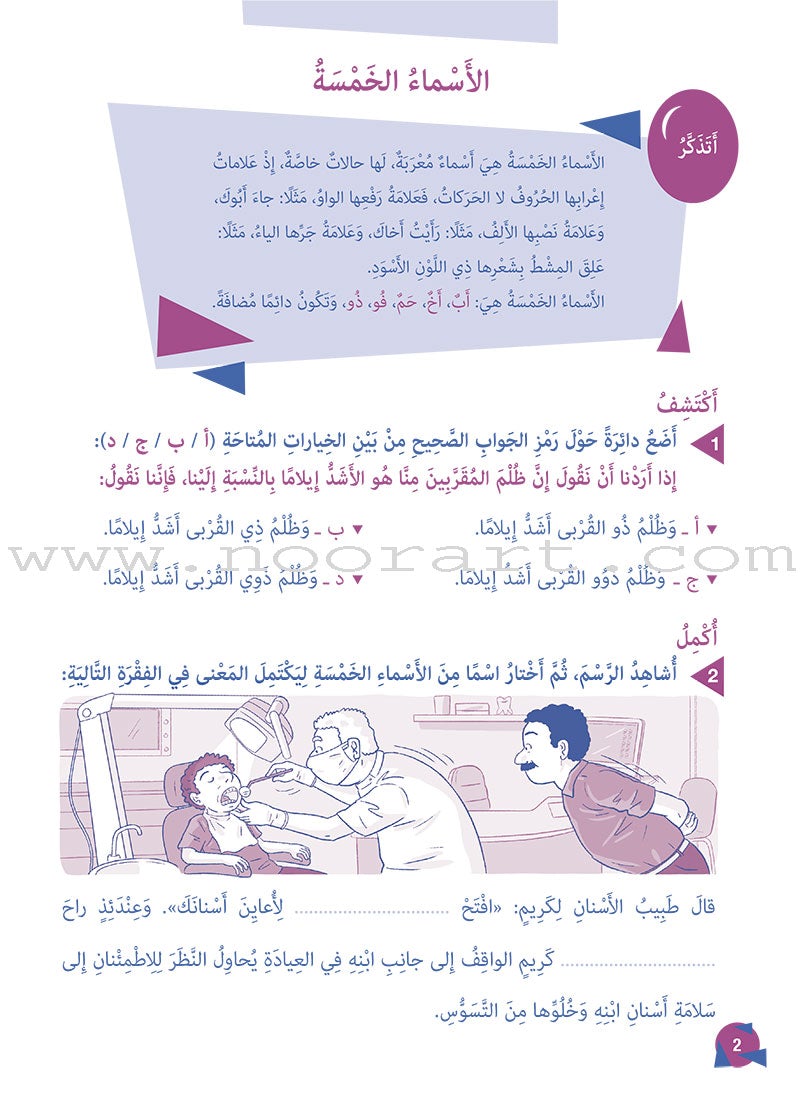 Who Can Help Me in Grammer and Dictation: Level 6 من يساعدني في القواعد والإملاء