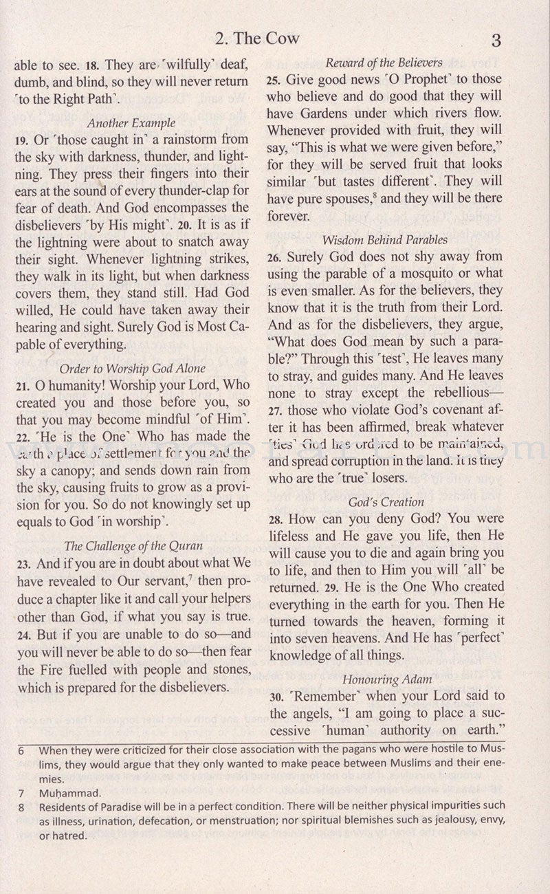 The Clear Quran with Thematic English Translation - Paperback (8.4" x 5.8") |10 copies bulk