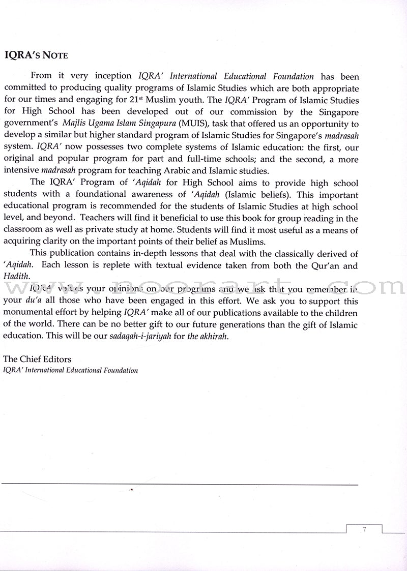 An Introduction to Islamic Beliefs