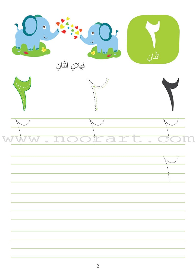 Wipe-Clean Arabic Numbers