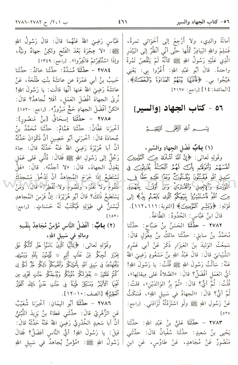 Sahih Al-Bukhari (Large, Color may vary) صحيح البخاري