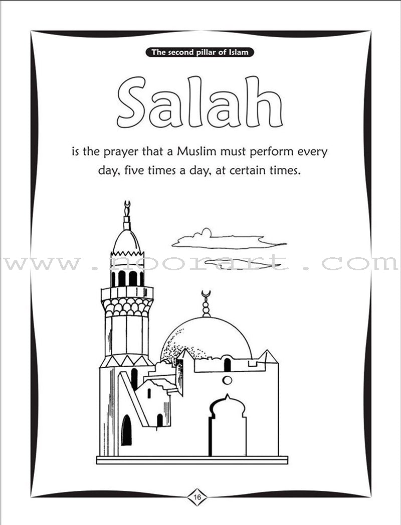 Colour & Learn About the Five Pillars of Islam