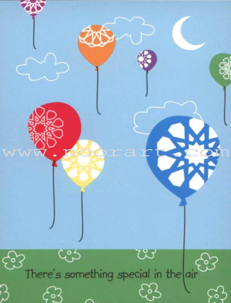 Flying High Eid Cards