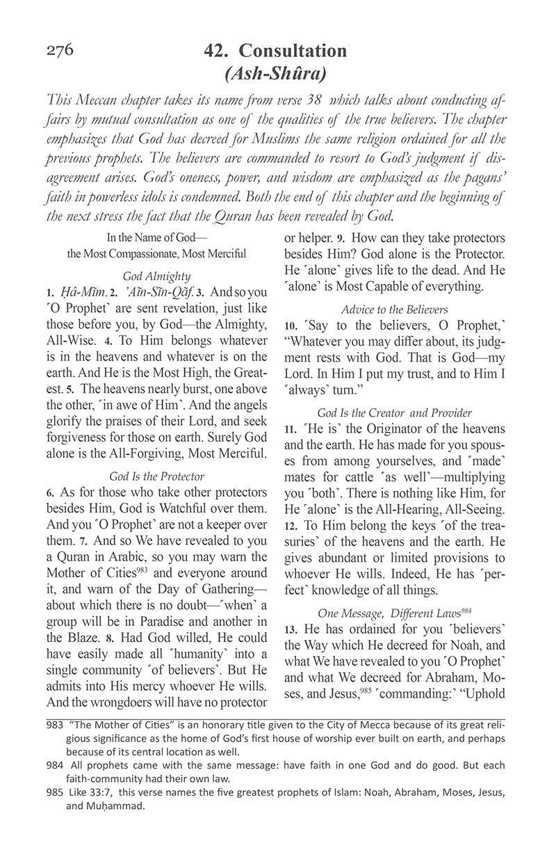 The Clear Quran with Thematic English Translation - Paperback (3.7" x 5.7") 10 Copies Bulk