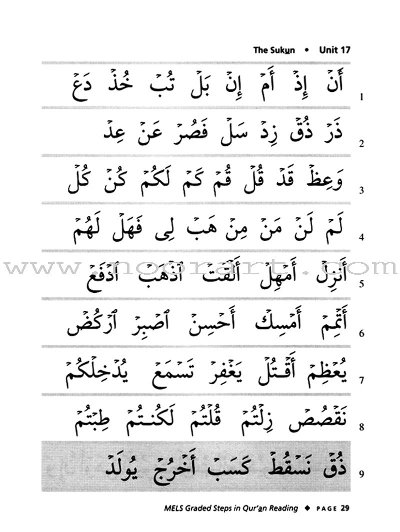 Graded Steps in Qur'an Reading (Teacher's/Self Study Edition)