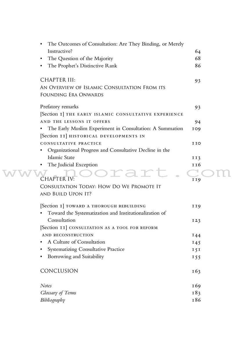 Al-Shura: The Qur'anic Principle of Consultation