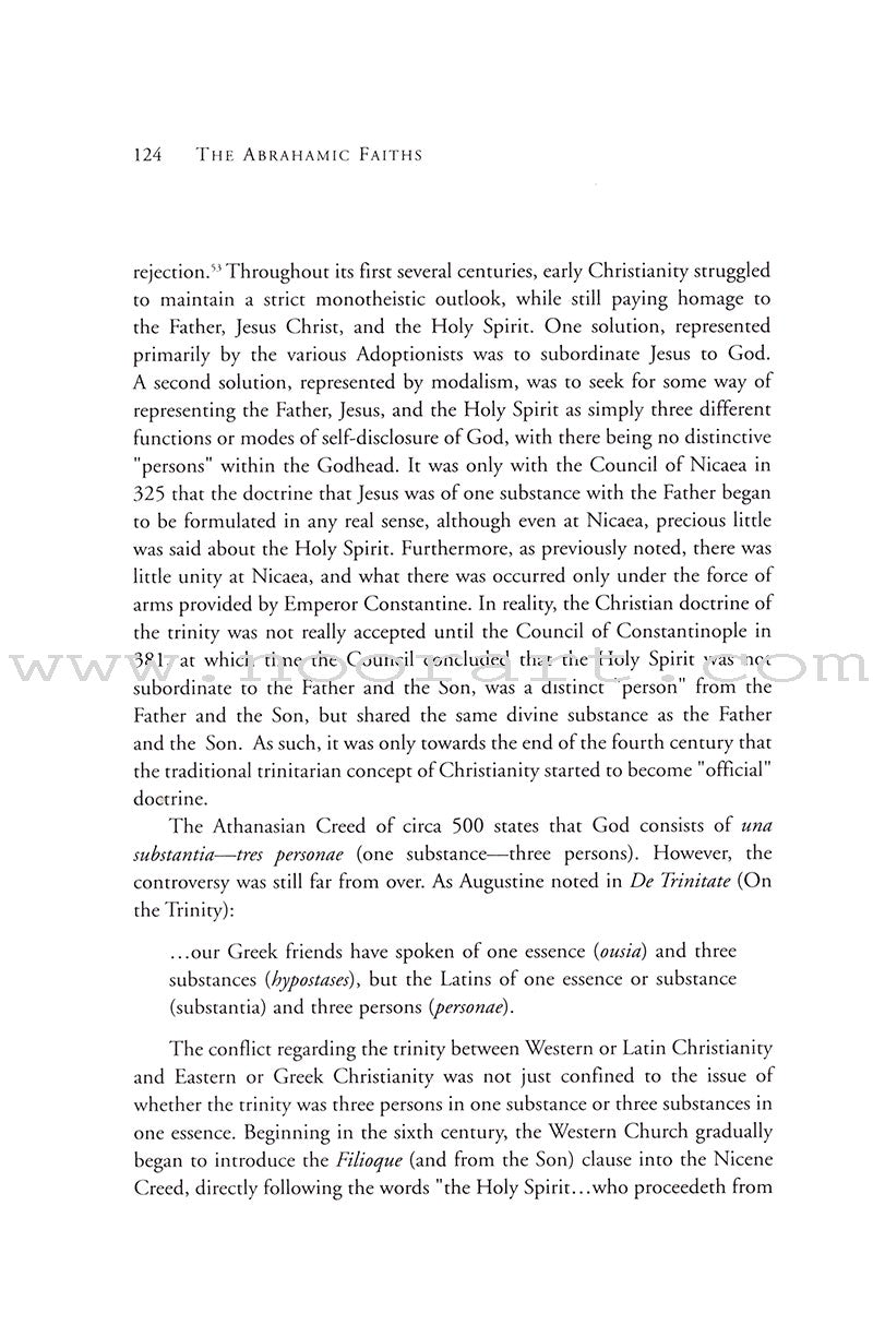 The Abrahamic Faiths: Judaism, Christianity, and Islam: Similarities & Contrasts