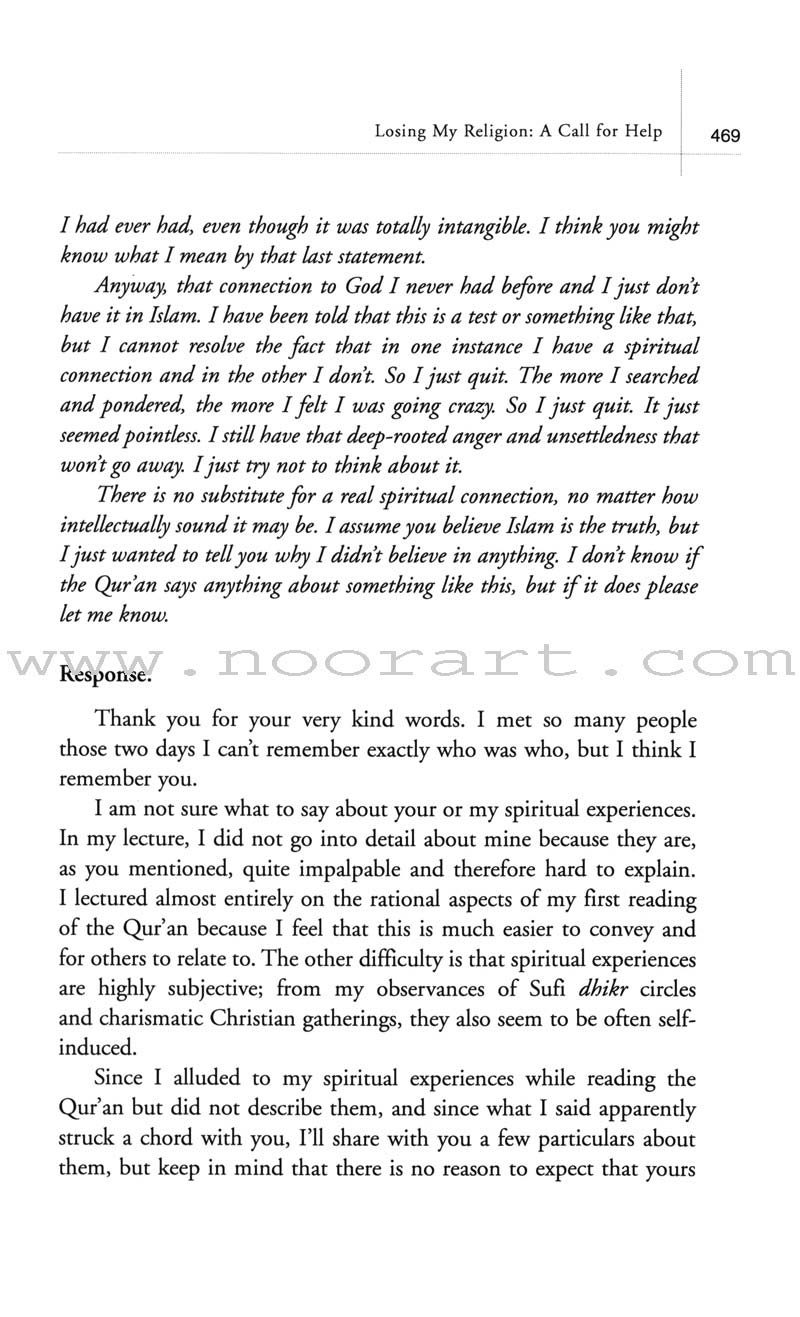 Losing My Religion: A Call for Help