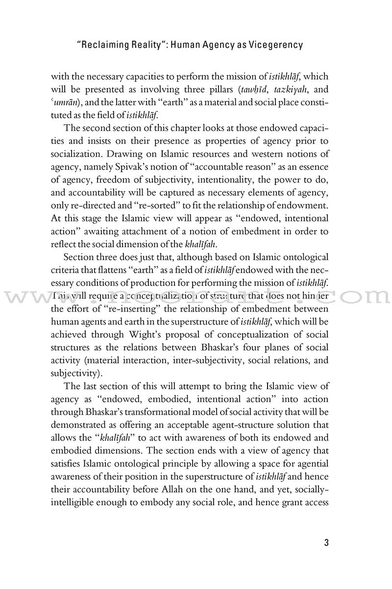 States Do Not Go to Heaven: Towards a Theory of Islamic Agency in International Relations