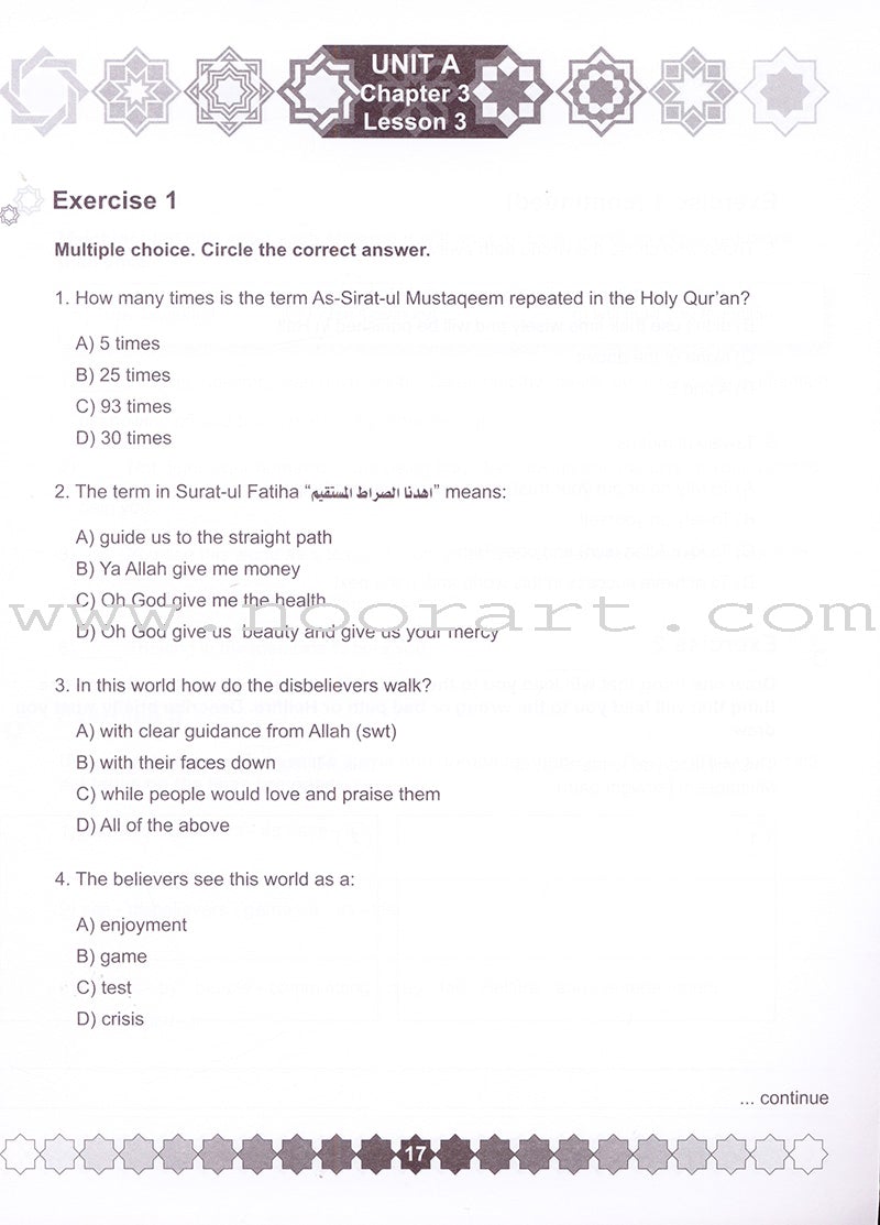 I Love Islam Workbook: Level 6 (International/Weekend Edition)