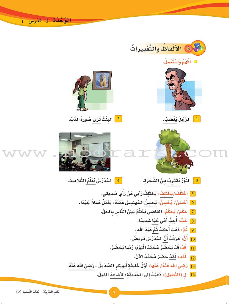 ICO Learn Arabic Textbook: Level 5 (Combined Edition, with Access Code) تعلم العربية - مدمج