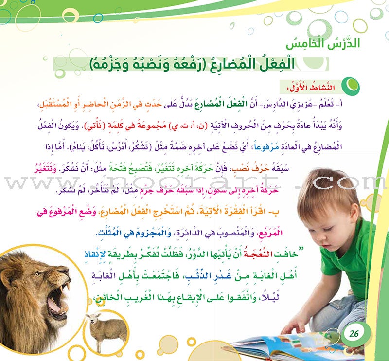 My Language is Arabic: Book 4 (Grammar Skills) عربي لساني - مهارات التدريبات النحوية والصرفية