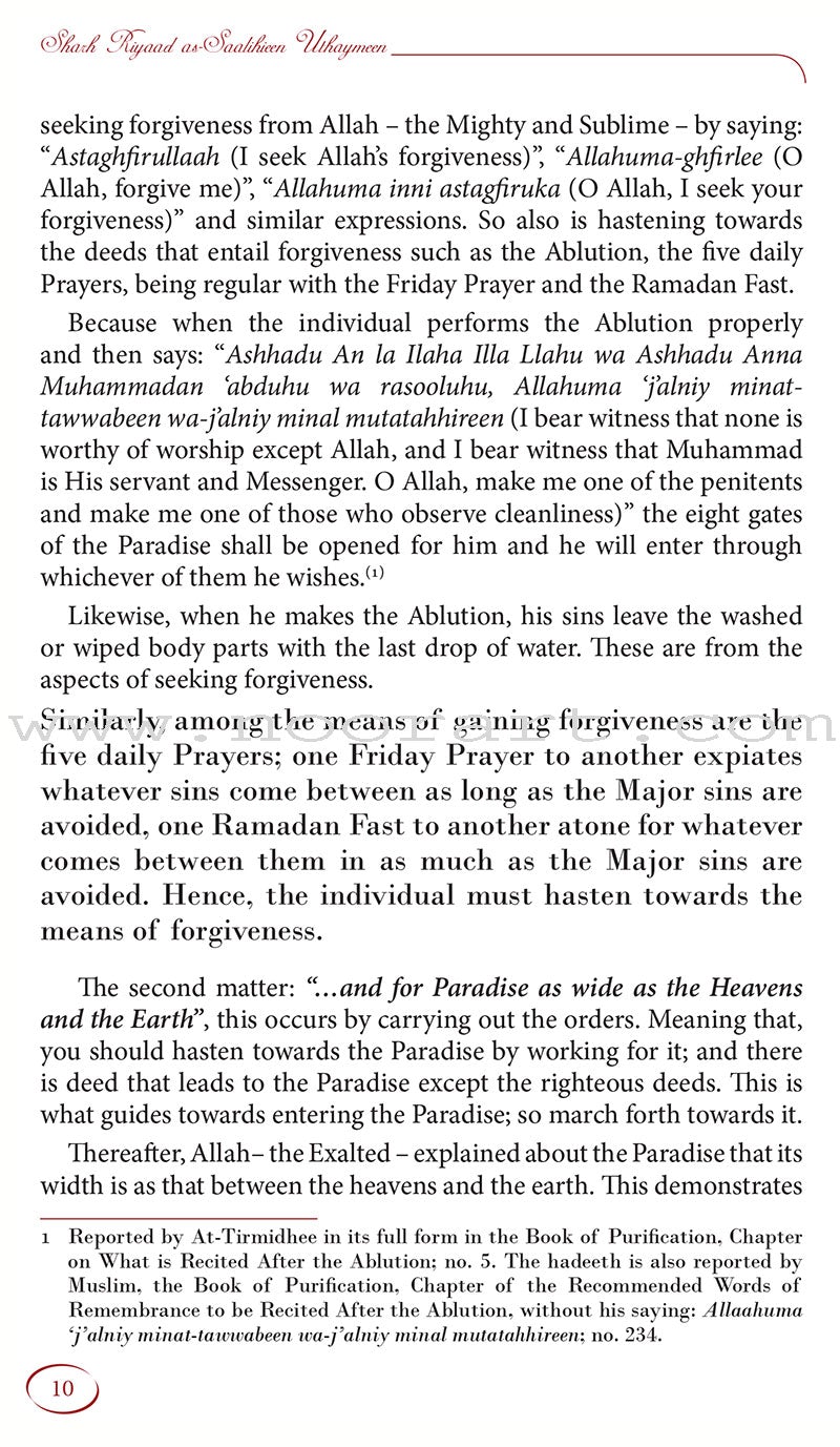 Explanation Of Riyadus-Saliheen (2 Volumes)