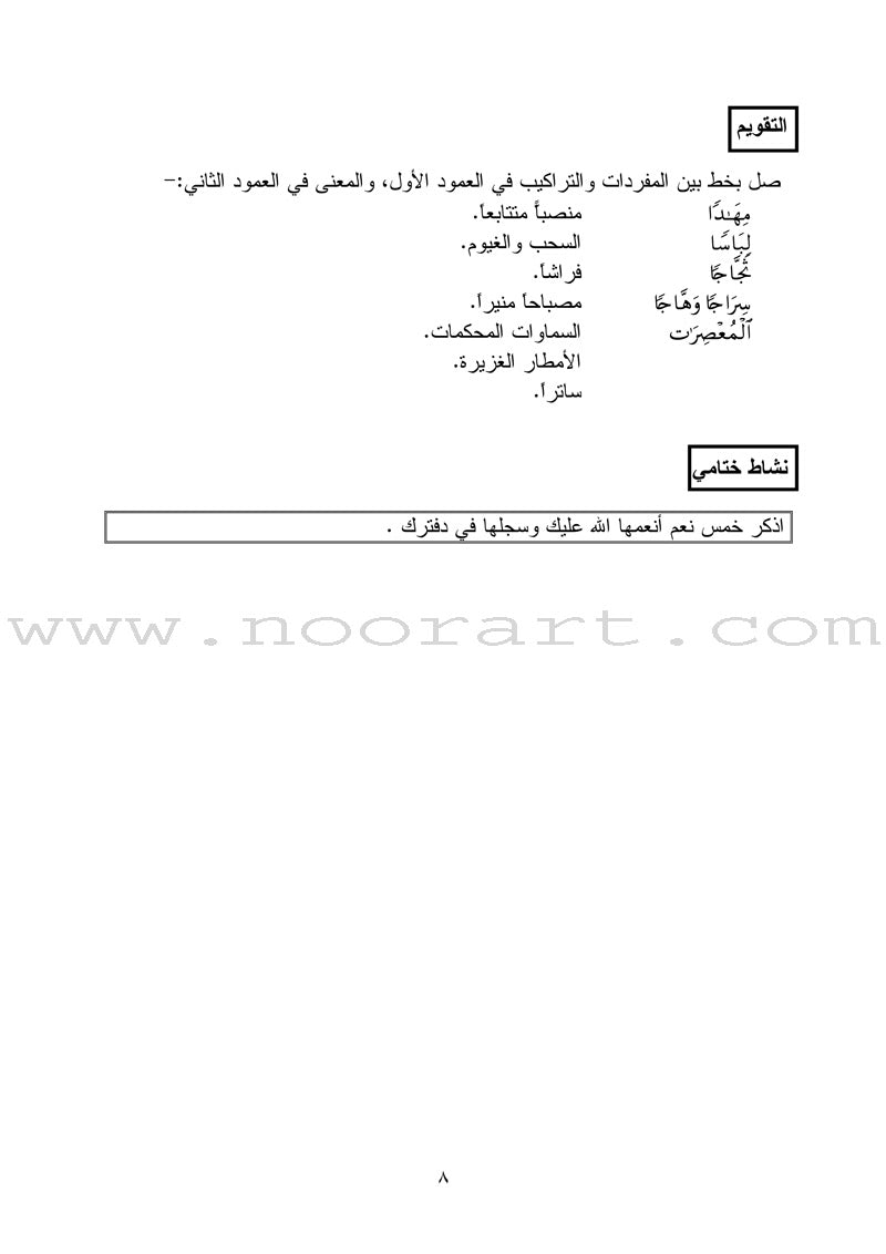 Summer Qur'anic Centers Curriculum: Level 2 منهاج المراكز القرآنية الصيفية