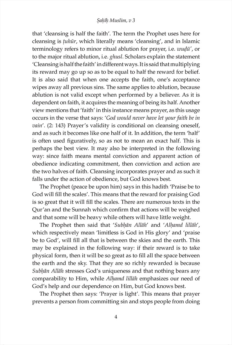 Sahih Muslim: With the Full Commentary by Imam al-Nawawi (Volume 3)