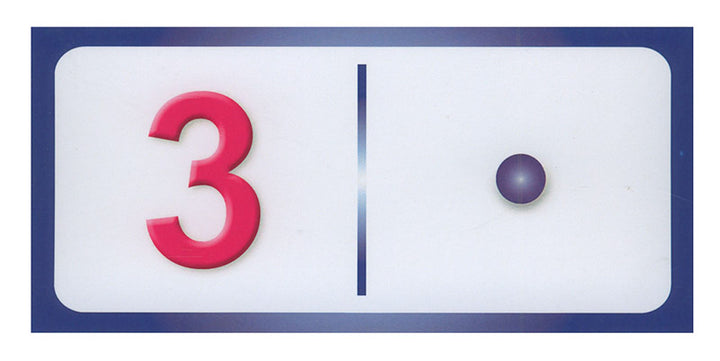 Sanabel Domino Flash Cards: Numbers, 3 sets دومينو الأعداد
