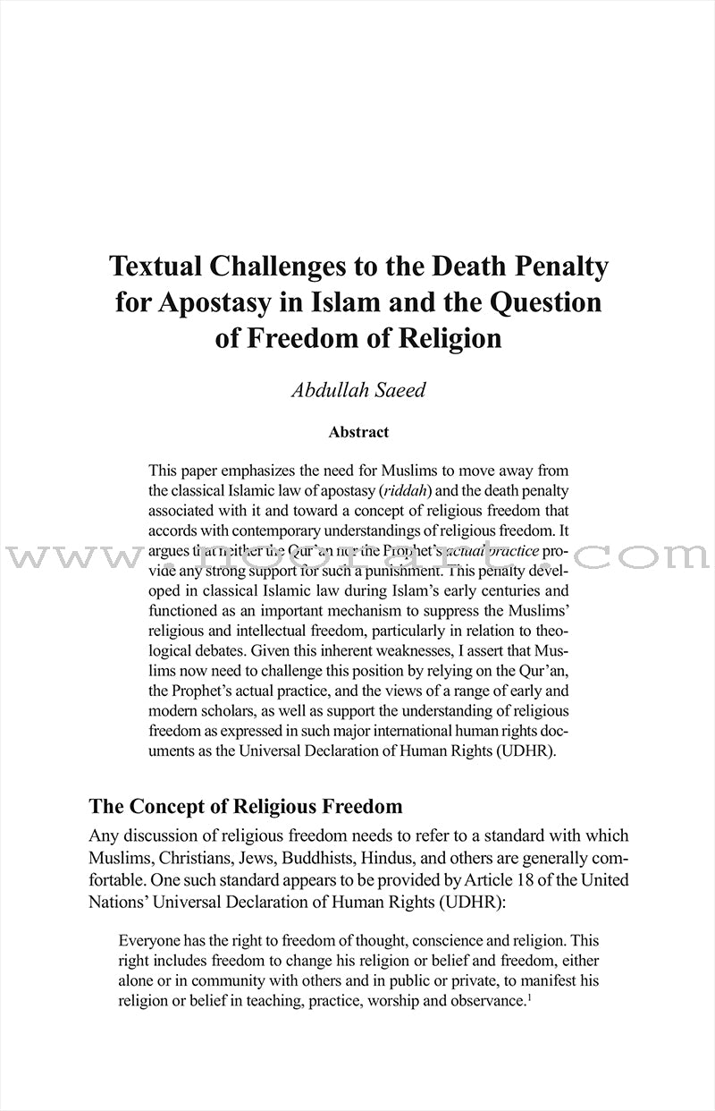 Ifta’ and Fatwa in the Muslim World and the West