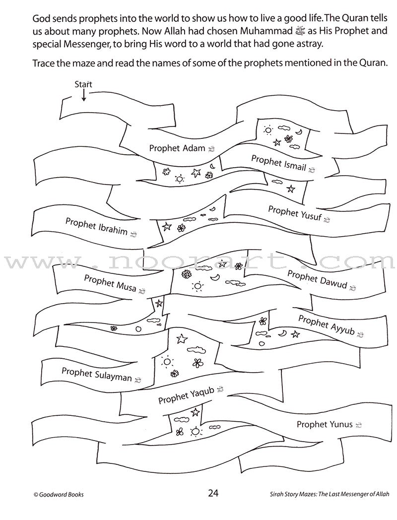 Quran and Sirah Story Mazes Gift Box (5 Books)
