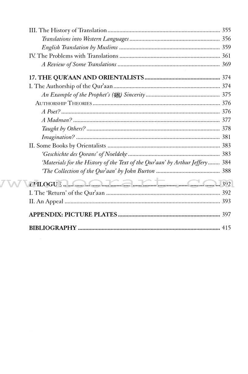 An Introduction to the Sciences of the Qu'raan