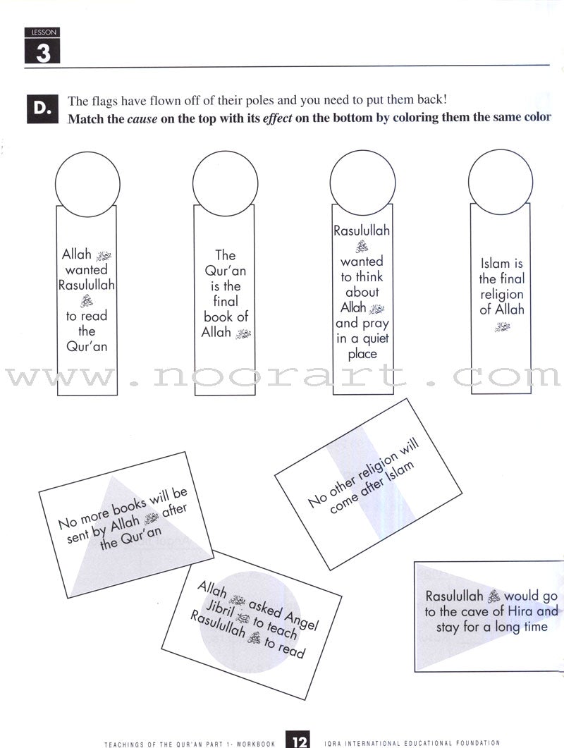 Teachings of the Qur'an Workbook: Volume 1