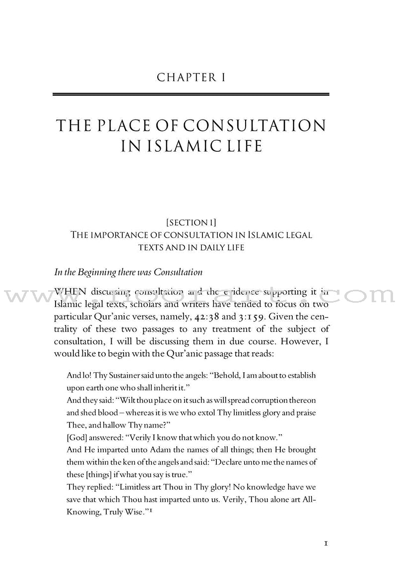Al-Shura: The Qur'anic Principle of Consultation