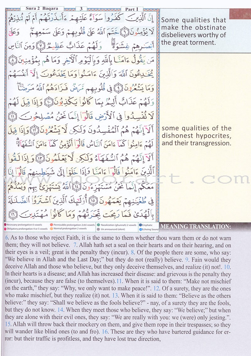 Qur'an Tajweed & Memorizing (Abbreviations to Facilitate understanding & memorizing the Qur'an) القرآن الكريم
