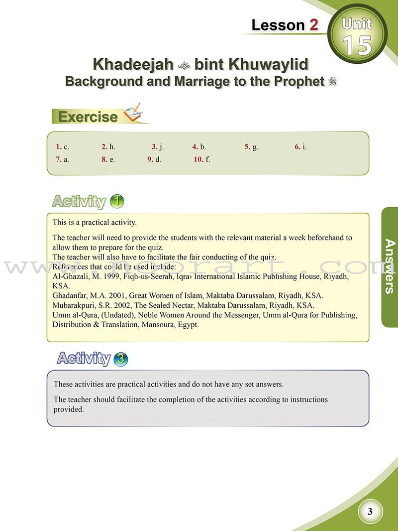 ICO Islamic Studies Teacher's Manual: Grade 7, Part 2