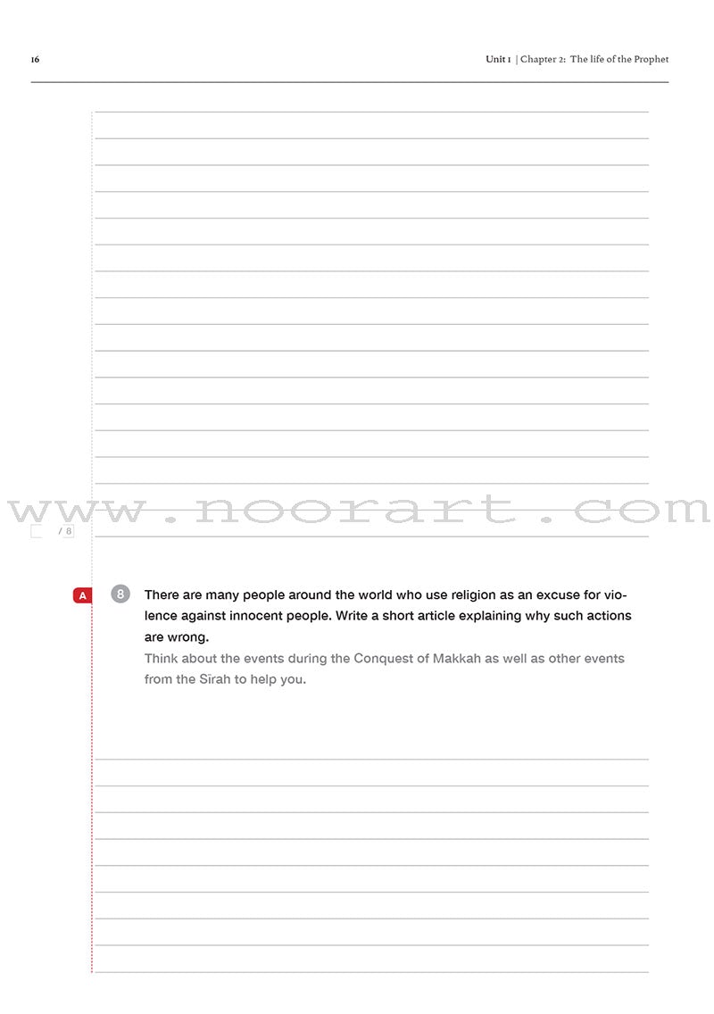 Safar Islamic Studies Workbook: Level 7