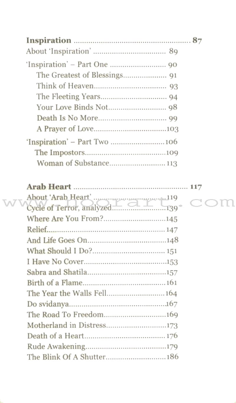 Heartbeats in the Wind: Reflections of an Arab Woman