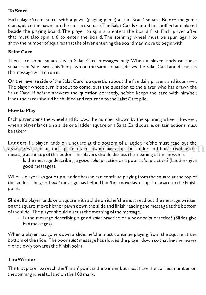 Salat Knowledge Game