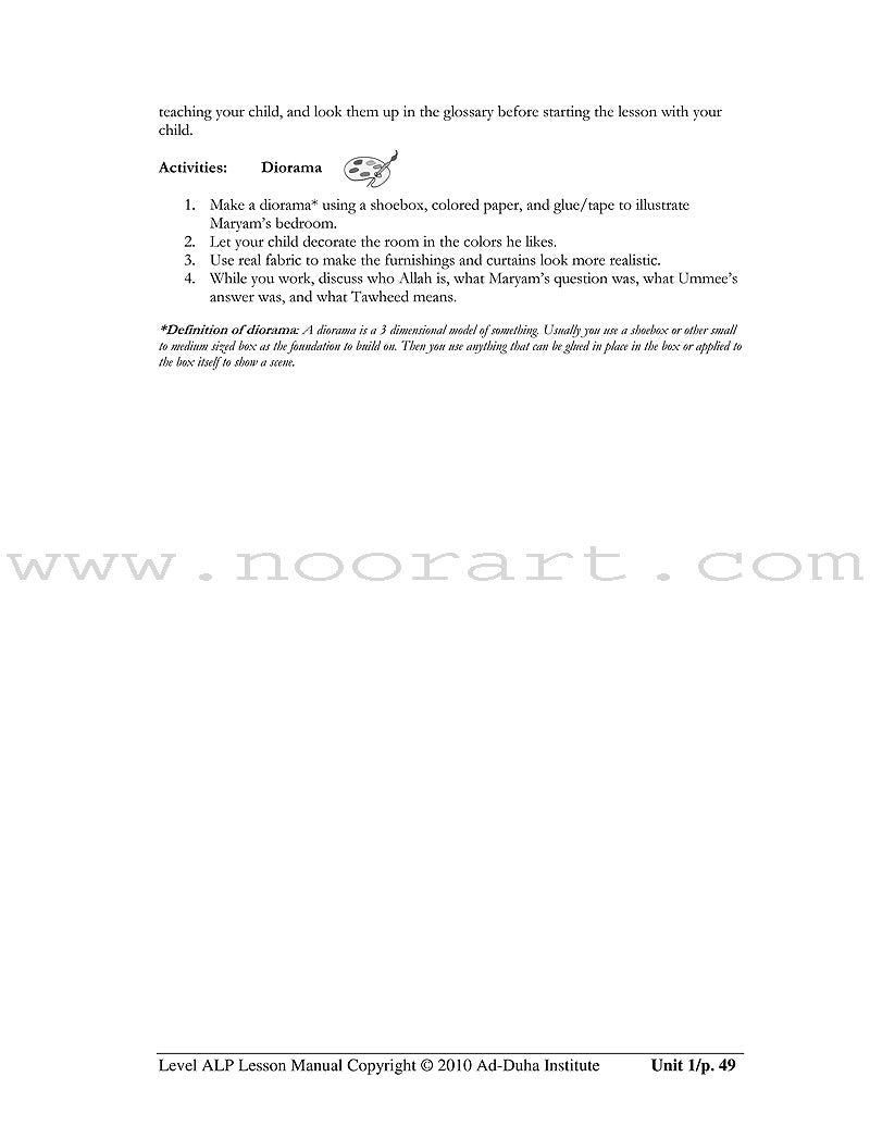 Lesson Manuals: Level ALP Part 1 (Unit 1-5)