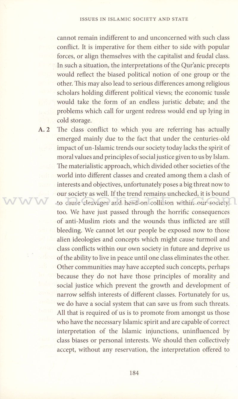 Issues in Islamic Society & State (Hardcover)