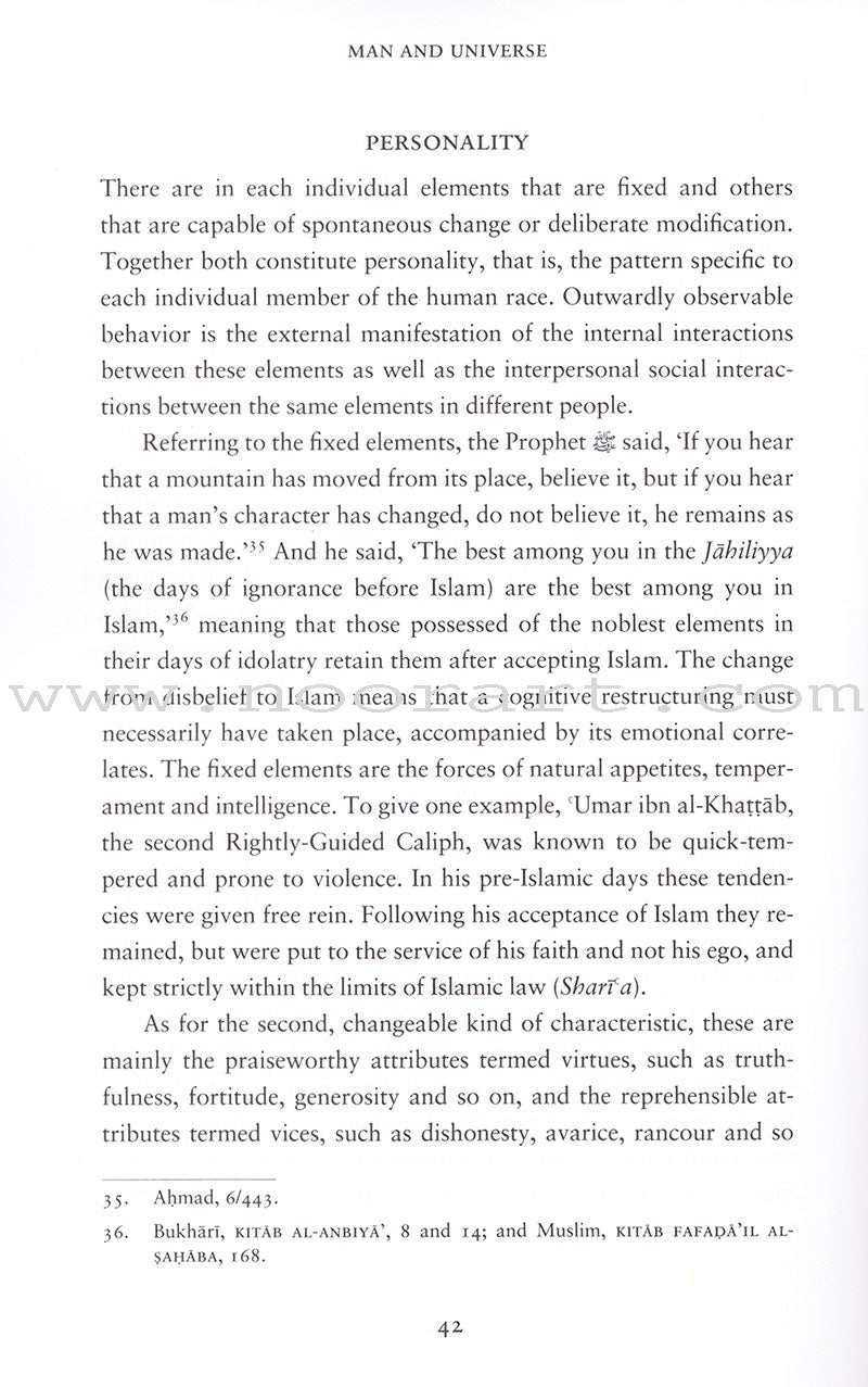 Man & the Universe: An Islamic Perspective