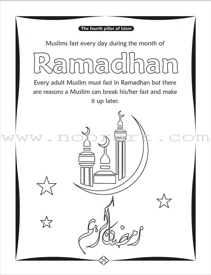 Colour & Learn About the Five Pillars of Islam